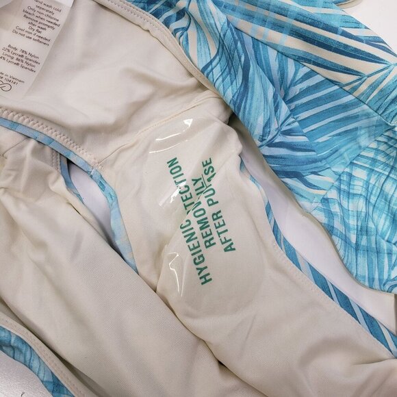 NEW CALIA Wide Band Bikini Swim Bottoms Blue Women's Size 1X‎ NWT - Picture 7 of 9